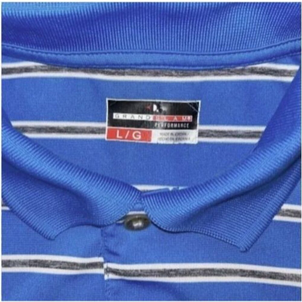 2 Grand Slam Performance Golf Polo Shirts Men's Size Large Moisture Wicking - Picture 12 of 13